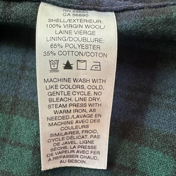 Pendleton Board Shirt Mens XL Green Blue Black Watch Tartan Wool Flannel Outdoor - Picture 12 of 13
